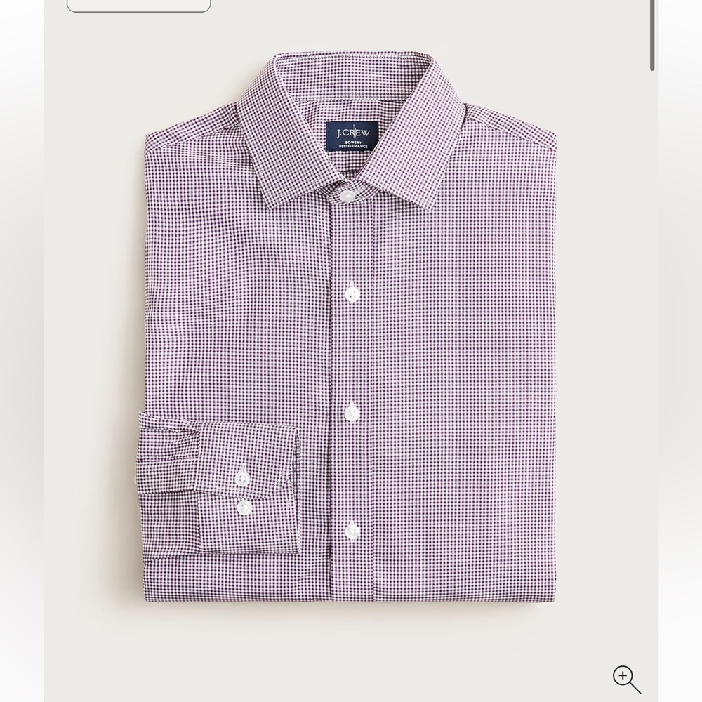 J.Crew Slim Bowery performance stretch dress shirt with spread collar